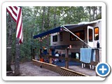 Davy Crockett Campground has more than 50 full hookup RV sites