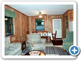 Davy Crockett Campground Mountain Cabin interior
