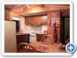 Davy Crockett Campground Country Cabin kitchen