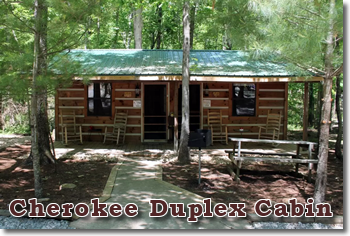 Davy Crockett Campground - Duplex Cabin
