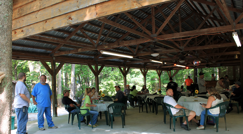 Davy Crockett Campground Frontier Pavilion