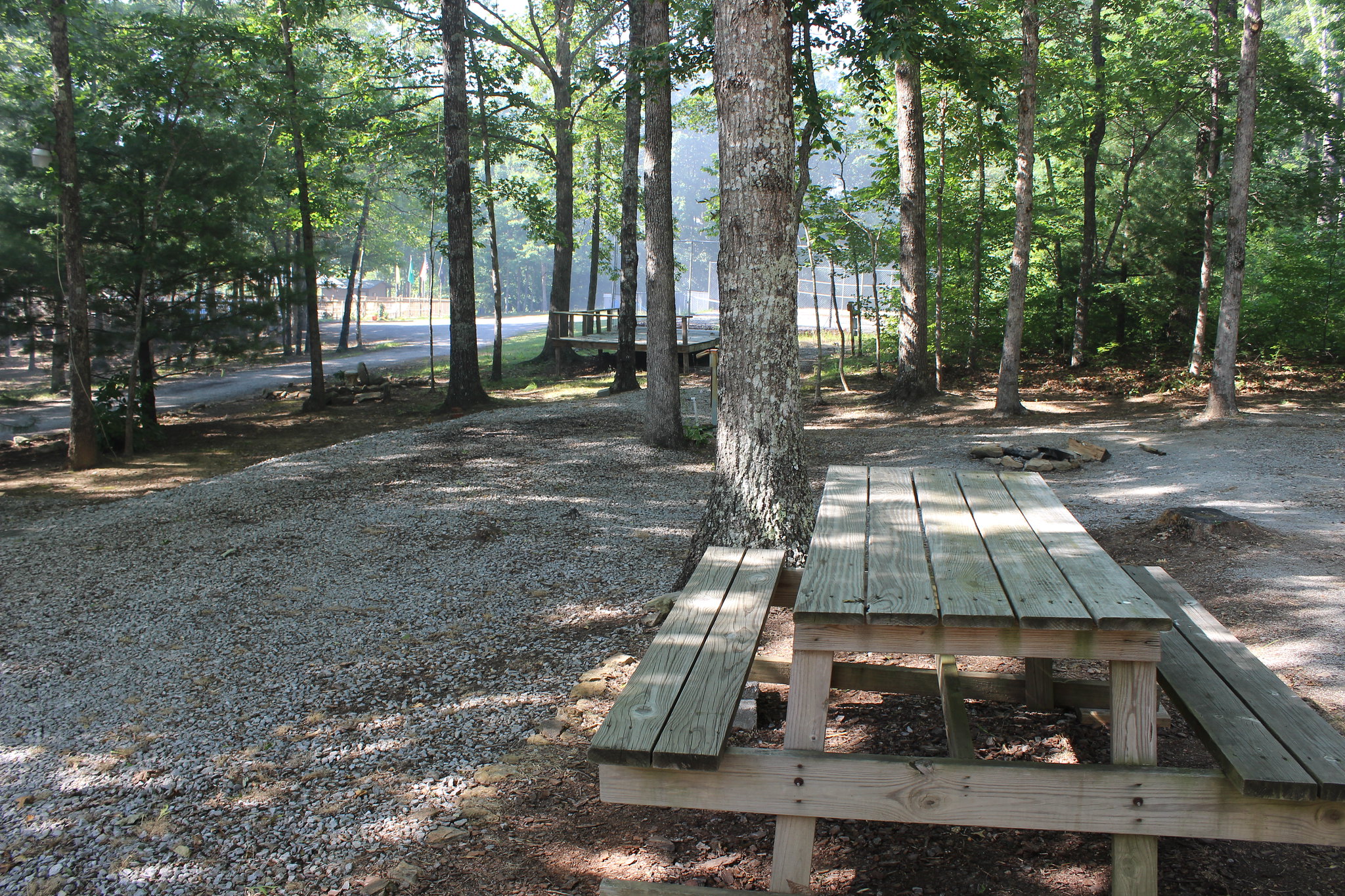 RV sites at Davy Crockett Campground