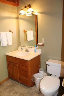 Pioneer Cabin Bathroom